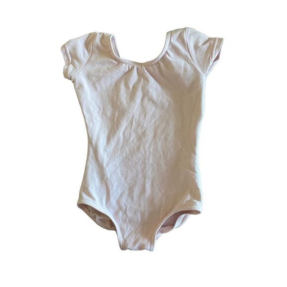 Capezio toddler girl pink leopard/ ballet/ dance/ gymnastics size 2 - Picture 2 of 3